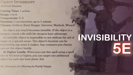 Invisibility 5e