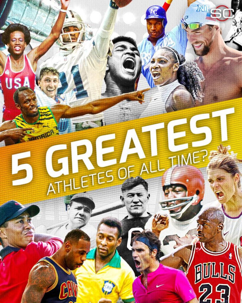 The 5 Great Athletes of All Time