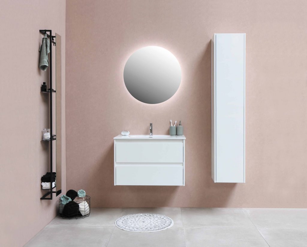 How do you light a bathroom mirror?
