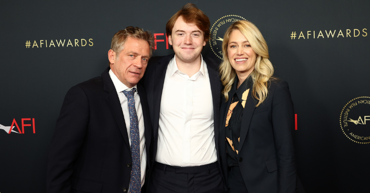 Cooper Hoffman with family influence